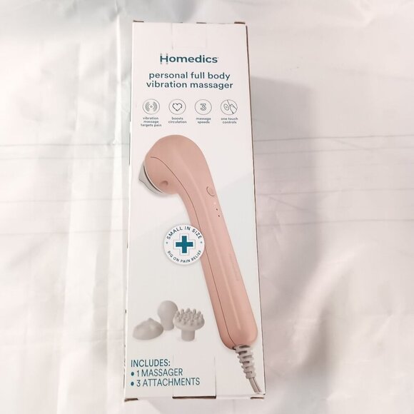 Homedics Full Body Vibration Massager NIB 3 Attachments New Never Used - Picture 5 of 7